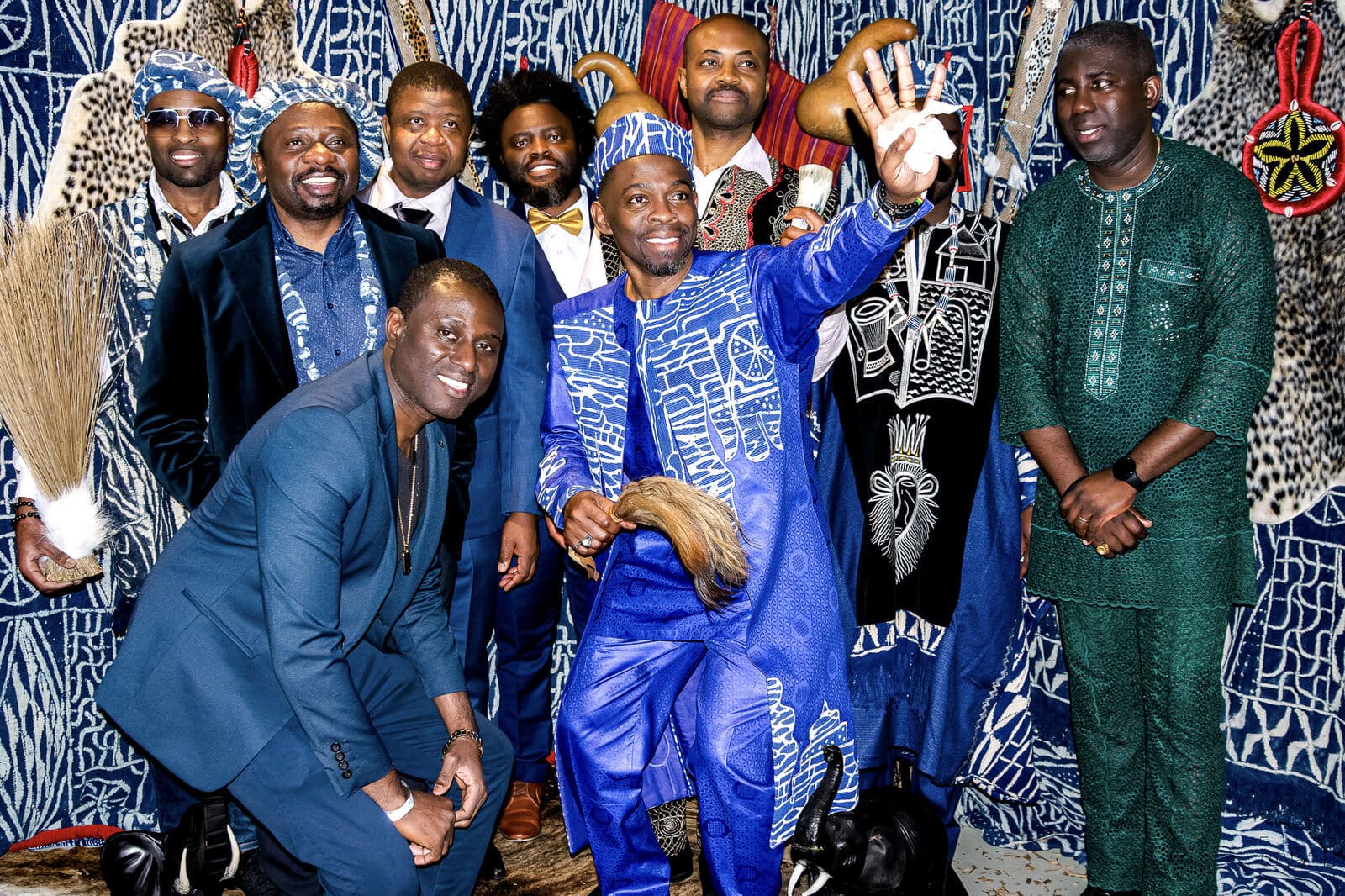 Membres de l'association réunis lors du Gala Culturel